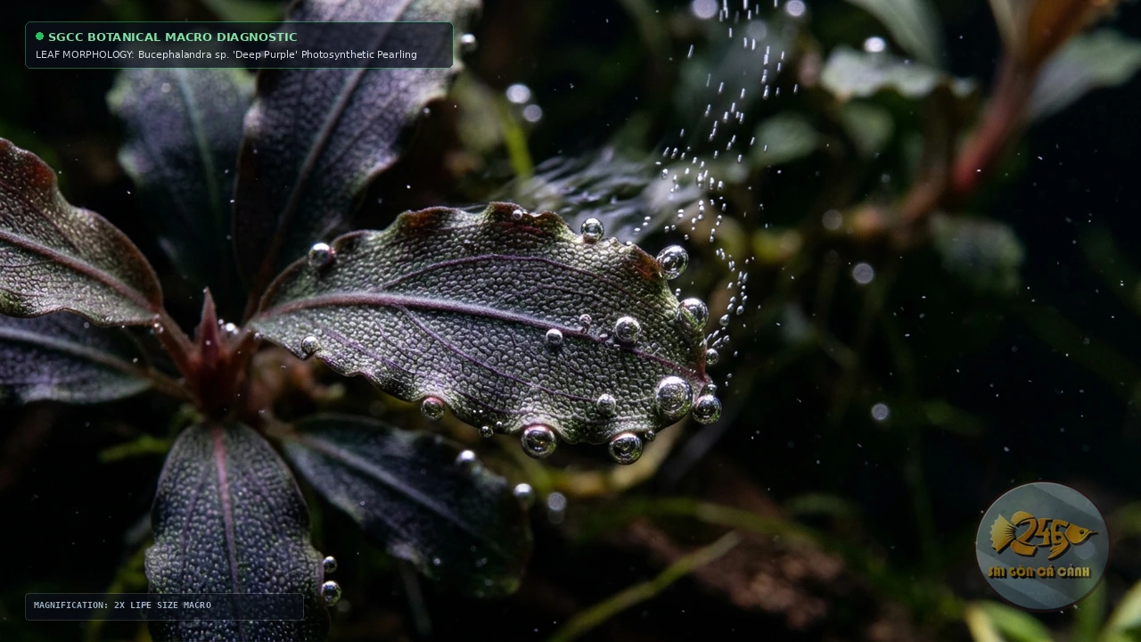 Bucephalandra sp. 'Deep Purple' (Bucephalandra Deep Purple